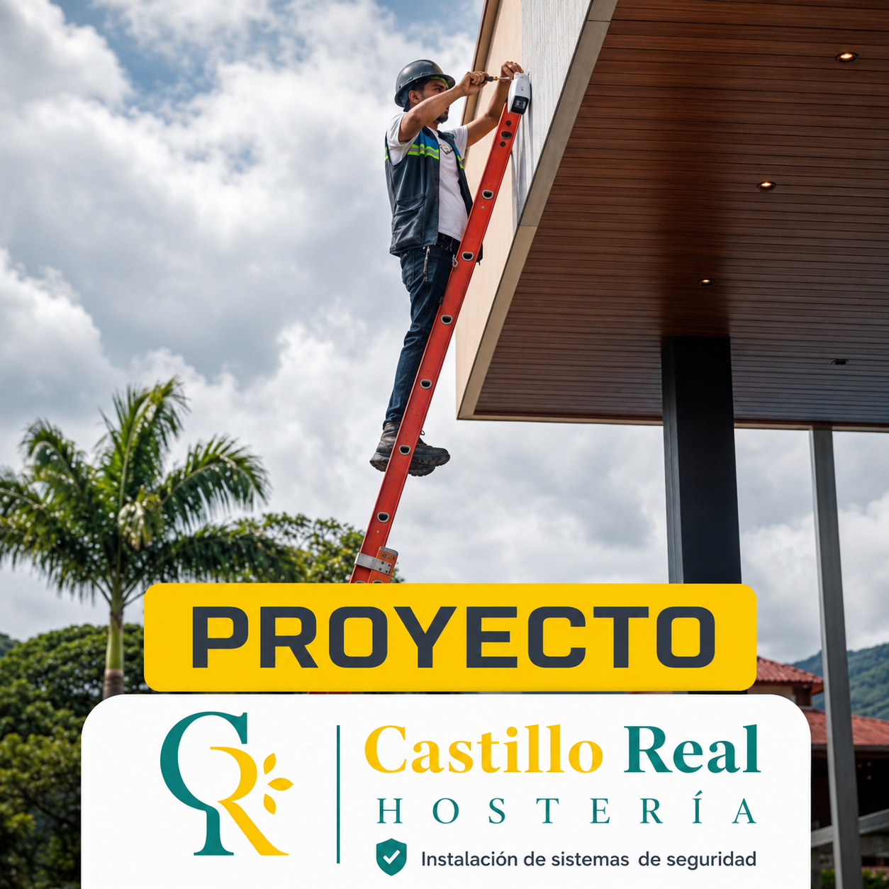 Proyecto Hostería Castillo Real — Instalación Hikvision por SNEL